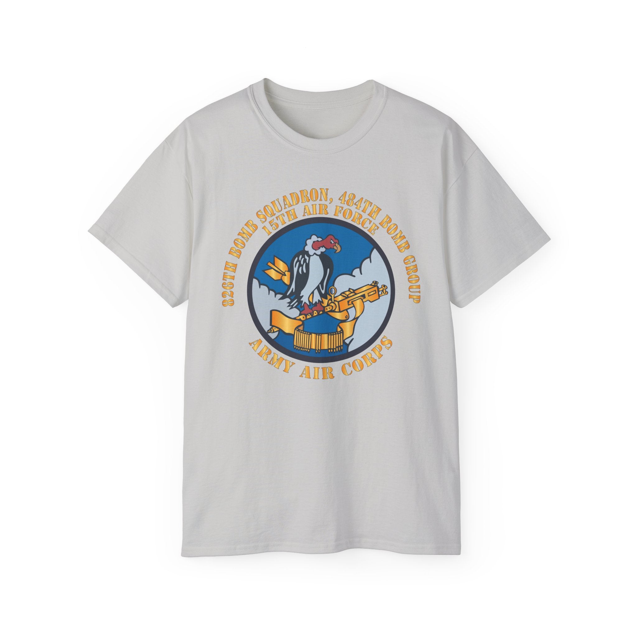 Unisex Ultra Cotton Tee - AAC - 826th Bomb Squadron, 484th Bomb Group - 15th AAF X 300