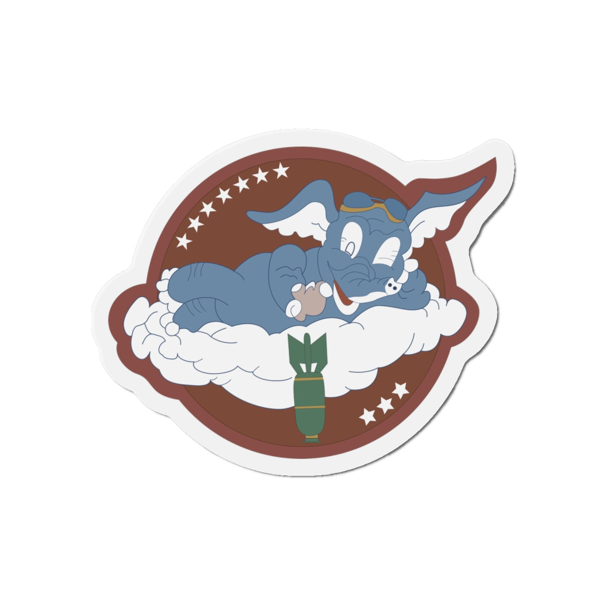 Die-Cut Magnets - AAC - 873rd Bomb Squadron, 498th Bomb Group - 20th AAF wo Txt X 300