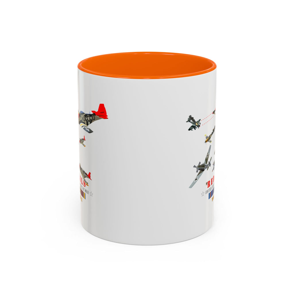 Accent Coffee Mug - Army - AAC - 332nd Fighter Group - Red Tails - At War