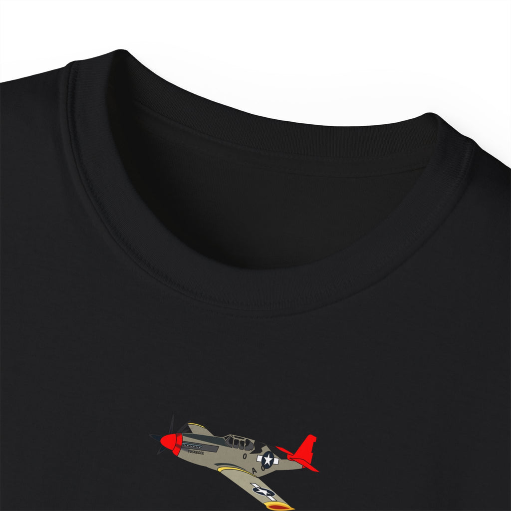 Unisex Ultra Cotton Tee - Army - AAC - 332nd Fighter Group - 12th AF - Red Tails wo Txt