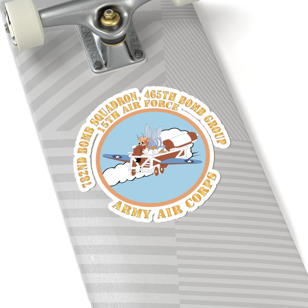 Kiss-Cut Stickers - AAC - 782nd Bomb Squadron, 465th Bomb Group - 15th AF X 300
