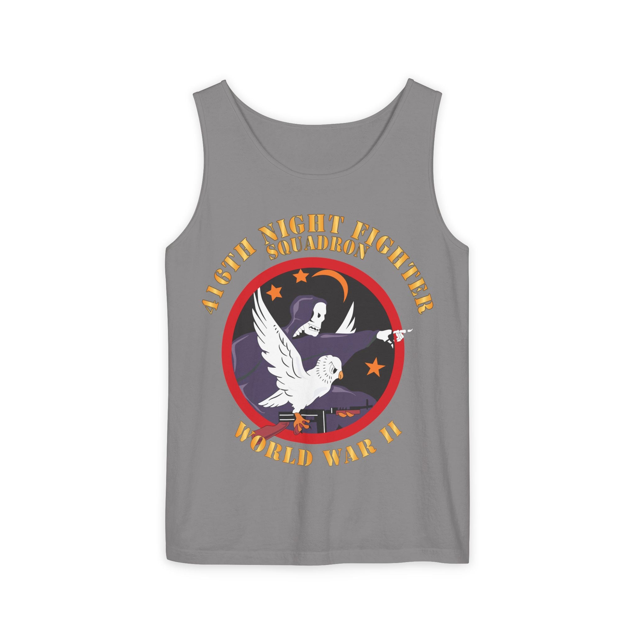 Unisex Garment-Dyed Tank Top - AAC - 416th Night Fighter Squadron - WWII X 300