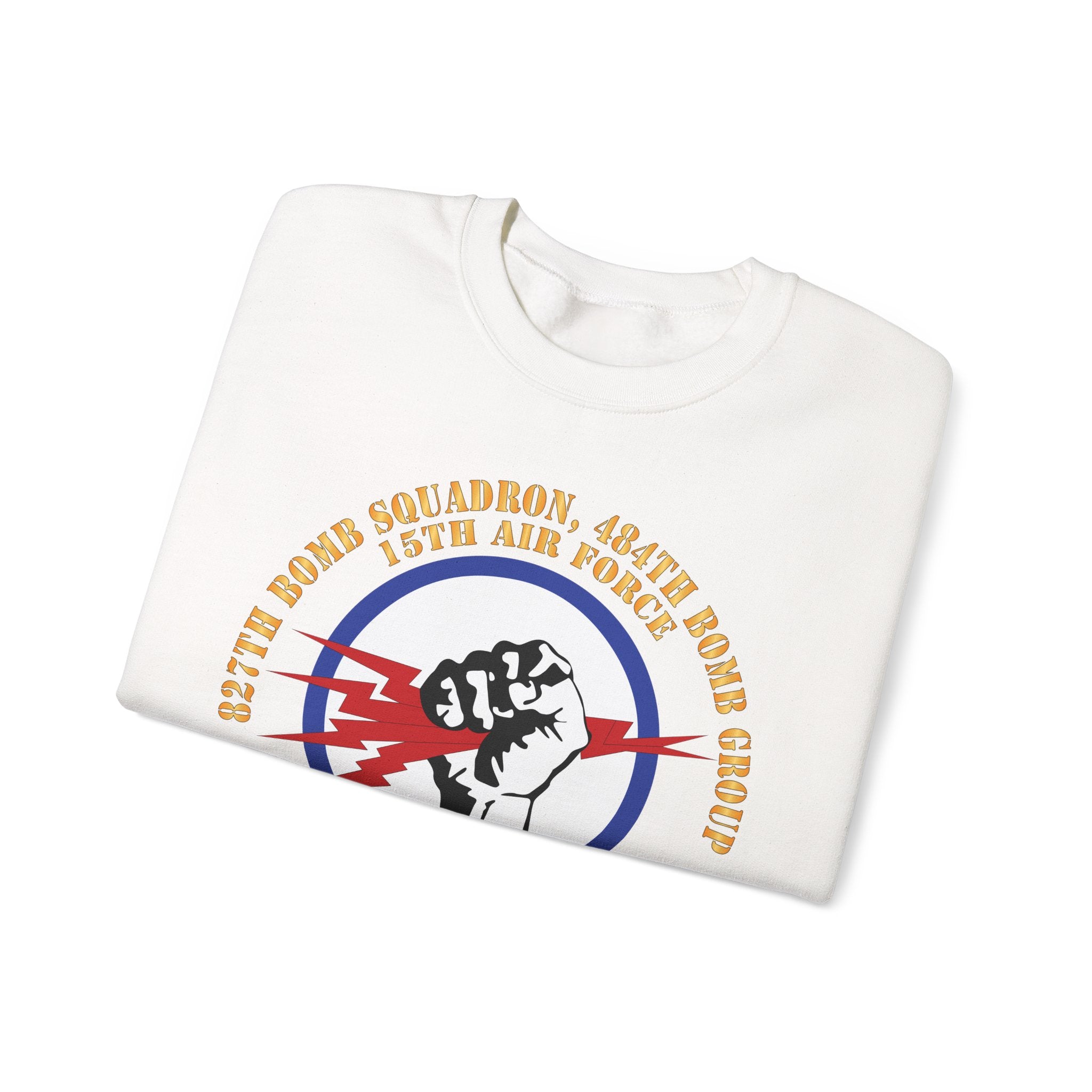 Crewneck Sweatshirt - AAC - 827th Bomb Squadron, 484th Bomb Group - 15th AAF X 300