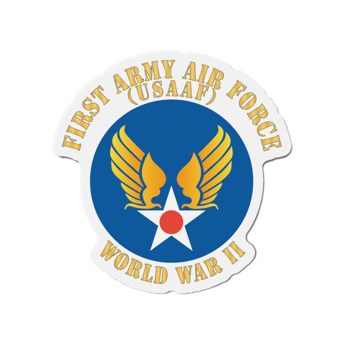 Die-Cut Magnets - SSI - AAC - 1st Army Air Force - WWII - USAAF x 300