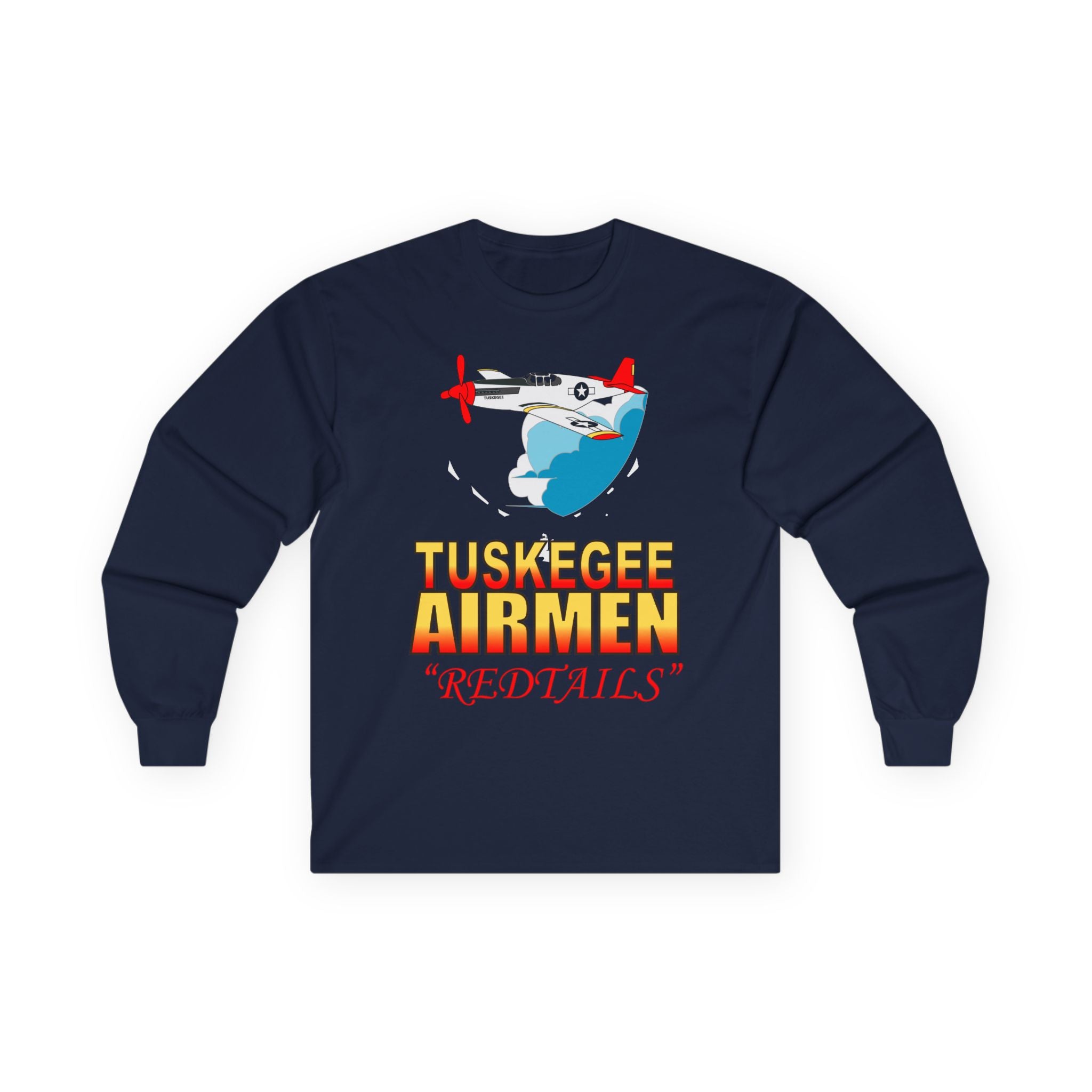 Unisex Long Sleeve Tee - Army Air Corp - Tuskegee Airmen - Redtails - AC - X 300