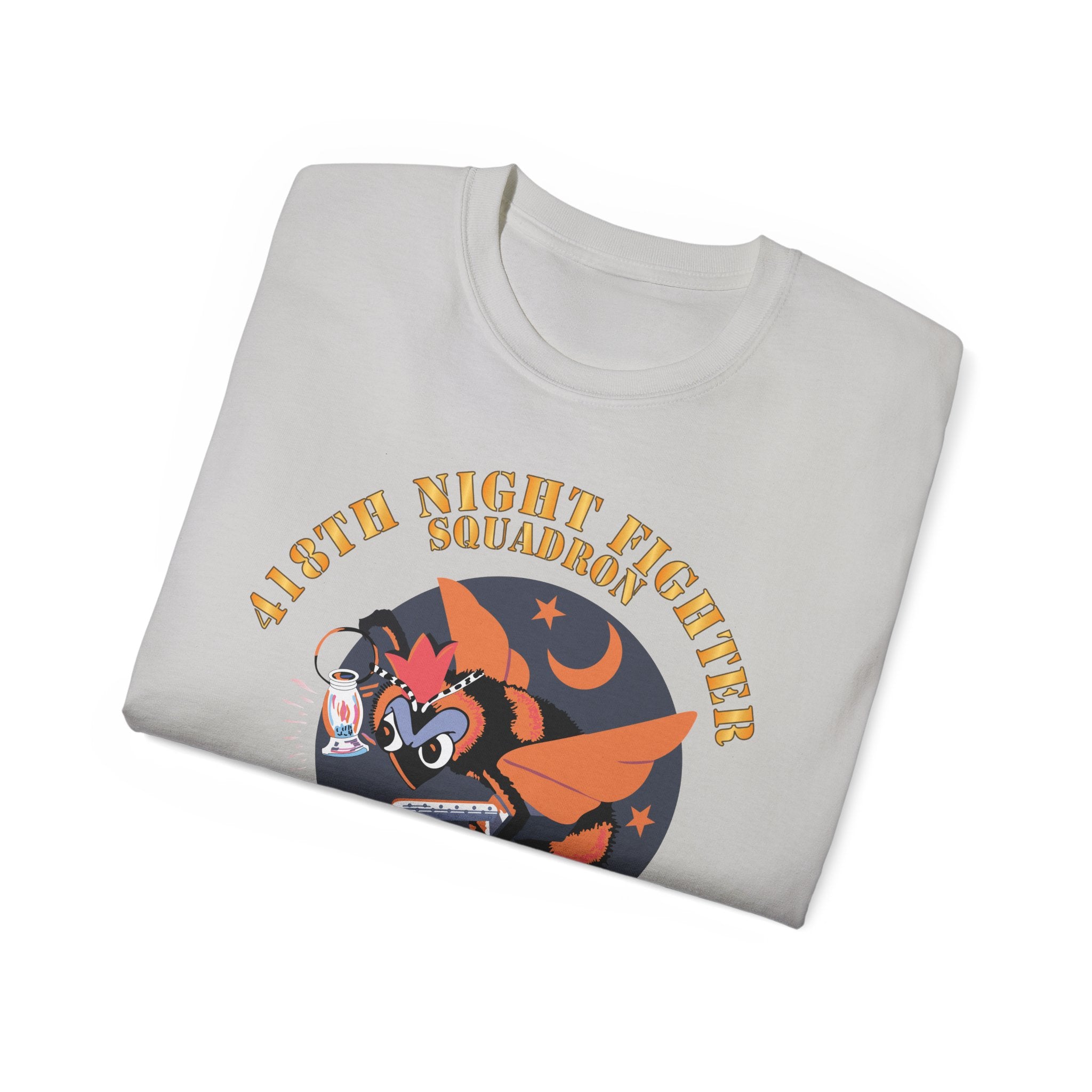 Unisex Ultra Cotton Tee - AAC - 418th Night Fighter Squadron - WWII X 300