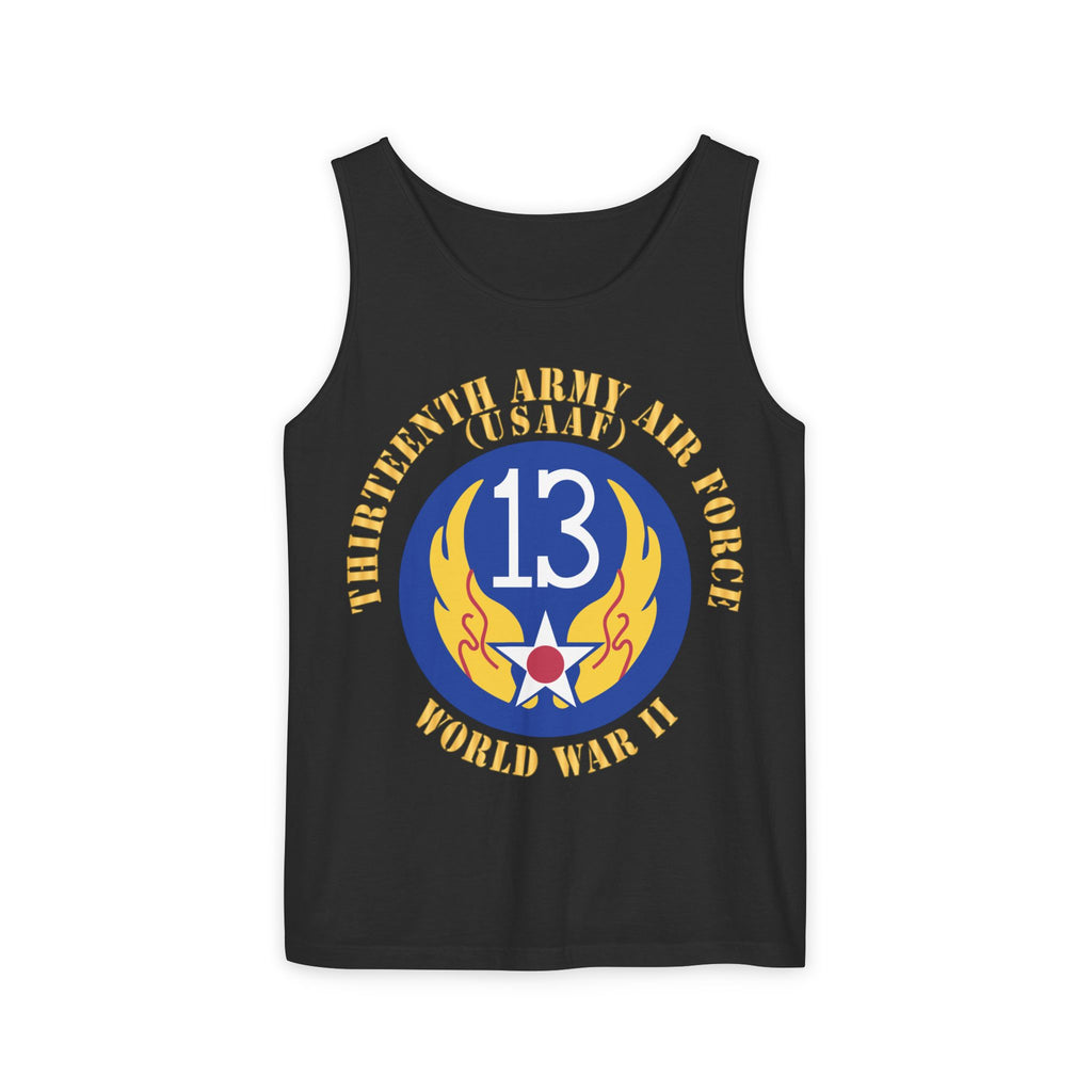 Unisex Garment-Dyed Tank Top - AAC - SSI - 13th Air Force - WWII - USAAF x 300