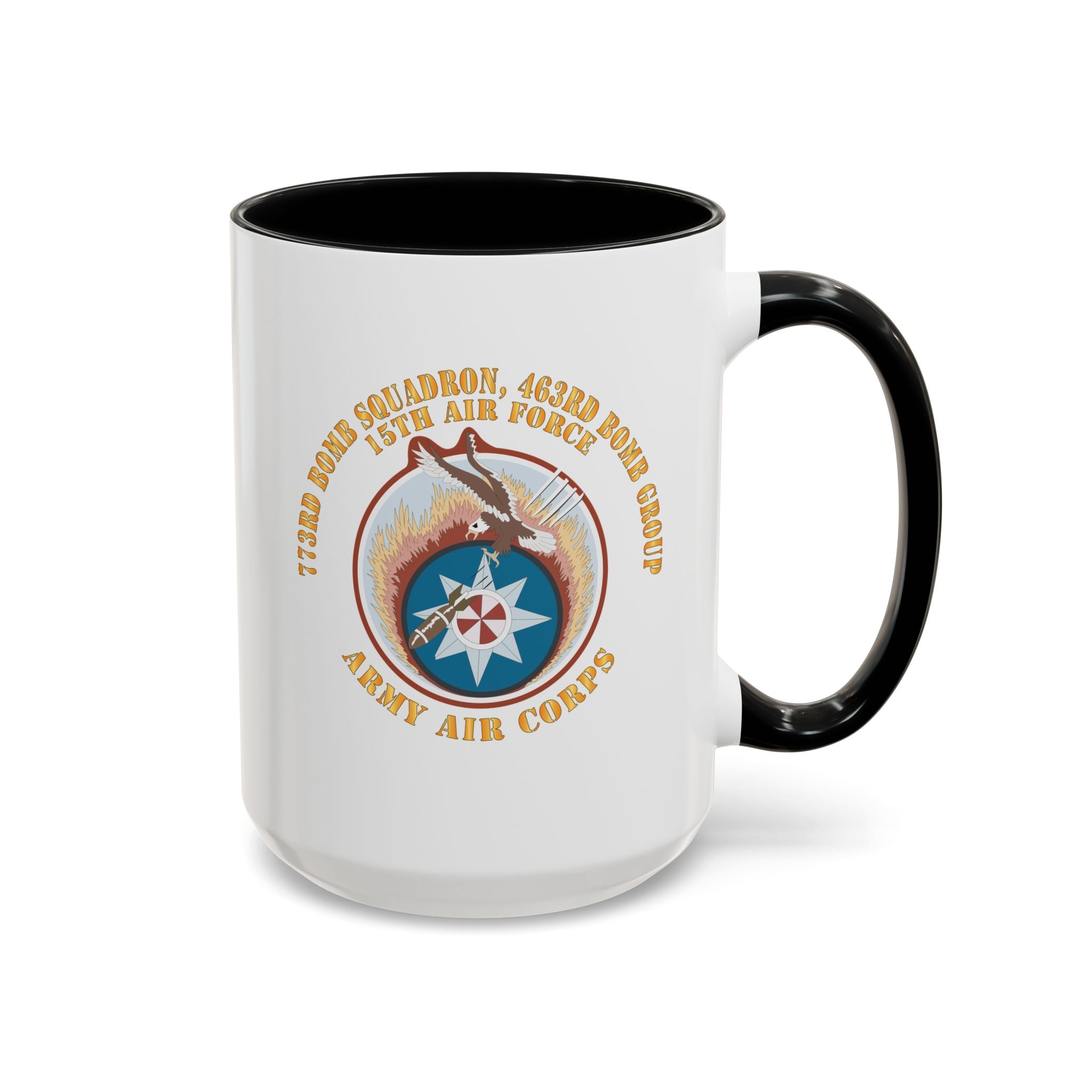 Accent Coffee Mug - AAC - 773rd Bomb Squadron, 463rd Bomb Group - 15th AF X 300