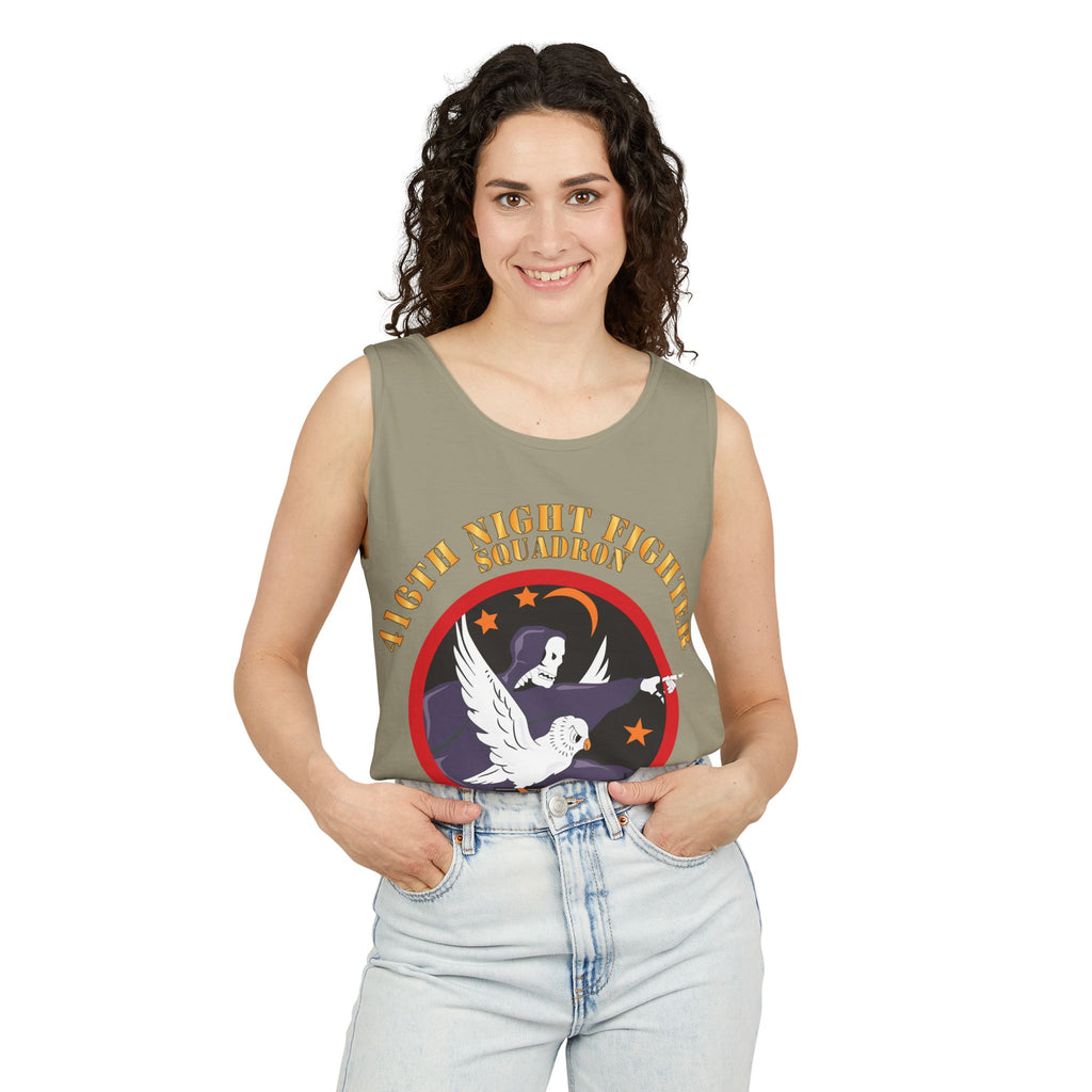 Unisex Garment-Dyed Tank Top - AAC - 416th Night Fighter Squadron - WWII X 300