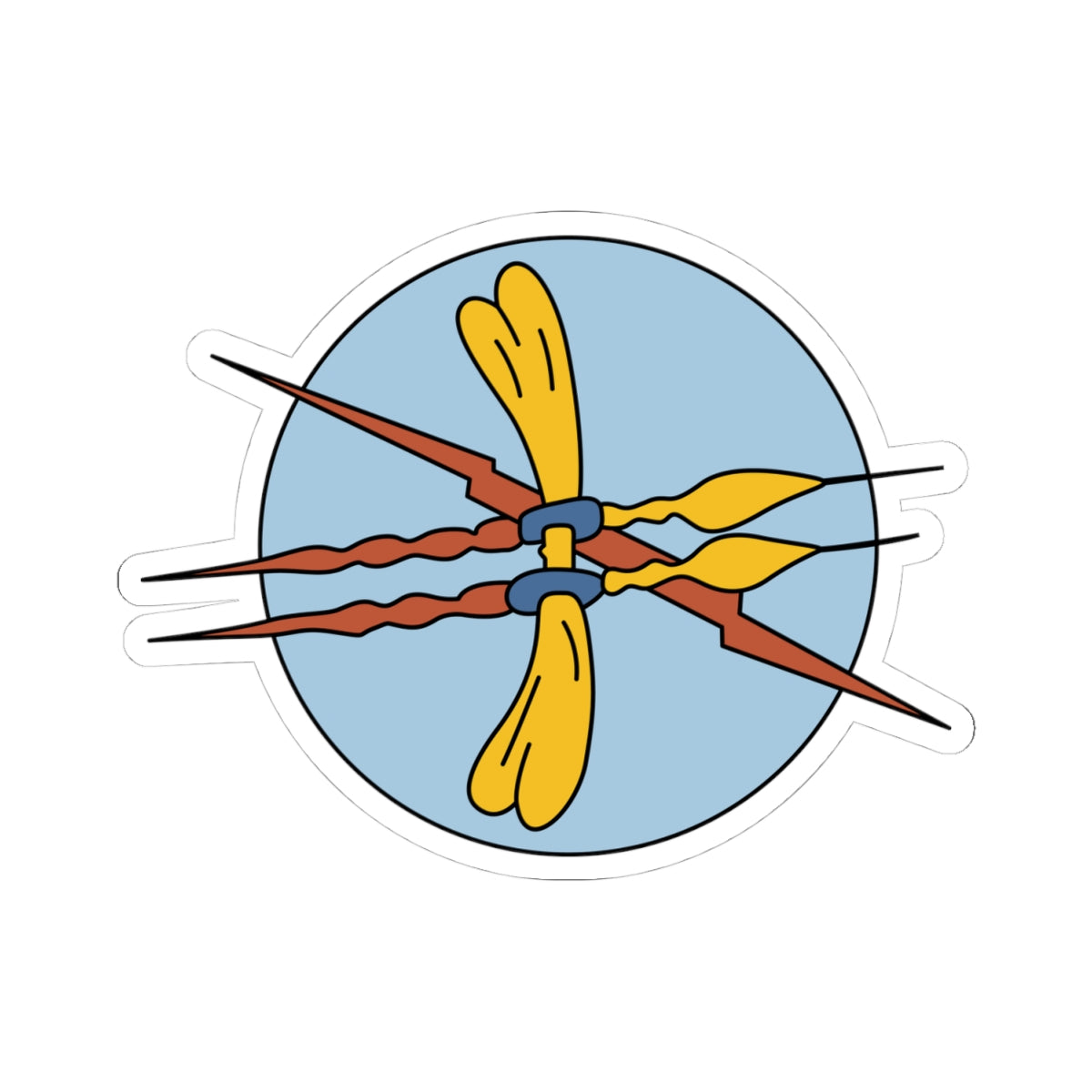 Kiss-Cut Stickers - AAC - 332nd Bomb Squadron WWII wo txt X 300