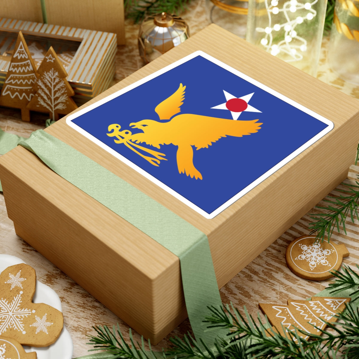 Kiss-Cut Stickers - SSI - AAC - 2nd Air Force wo Txt X 300