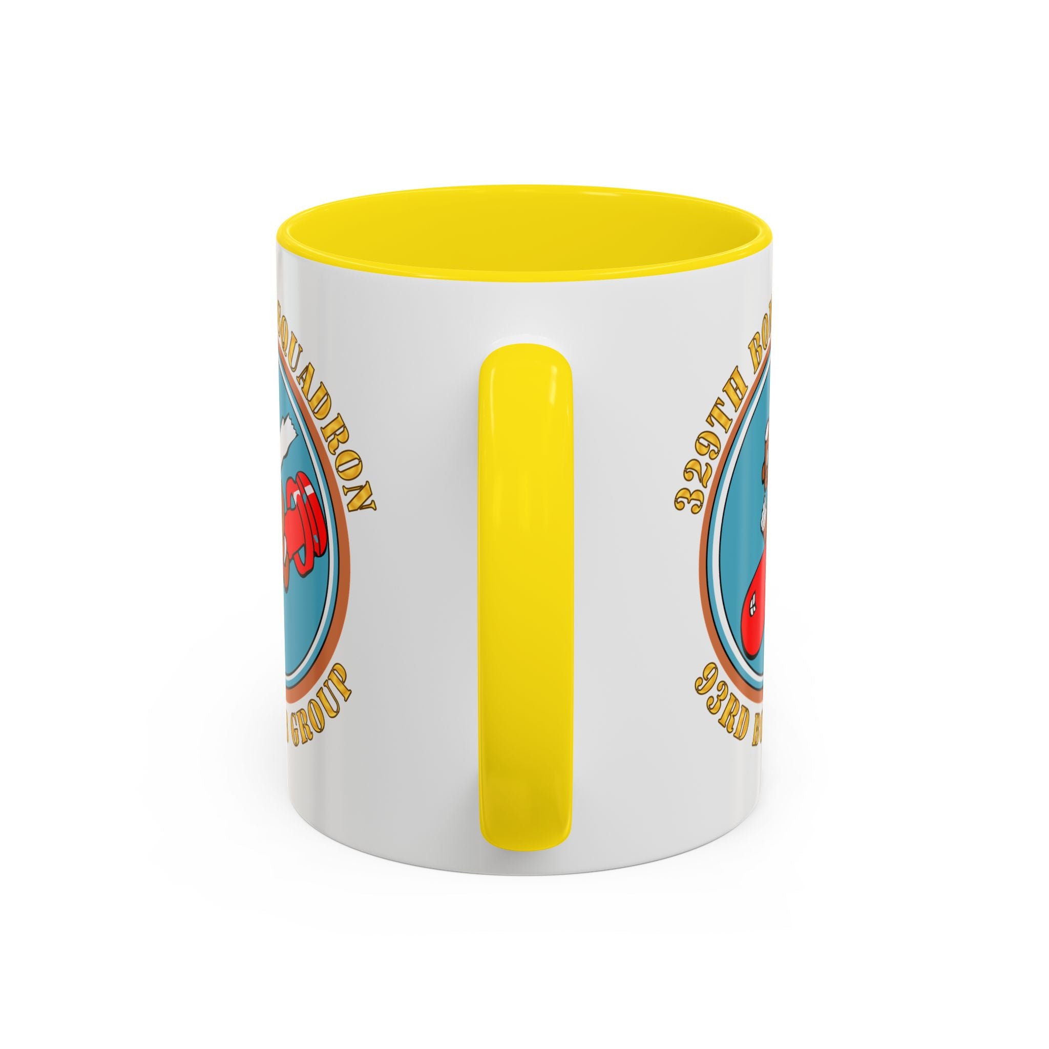 Accent Coffee Mug - AAC - 329th Bomb Squadron,93rd Bomb Group - WWII - USAAF