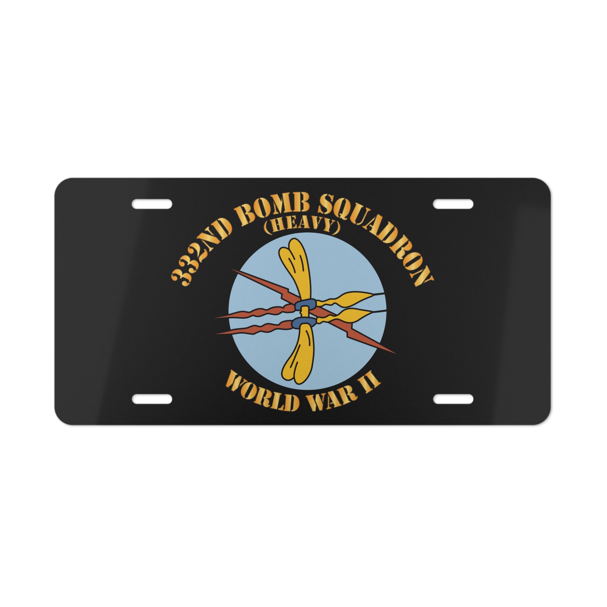License Plate - AAC - 332nd Bomb Squadron WWII X 300