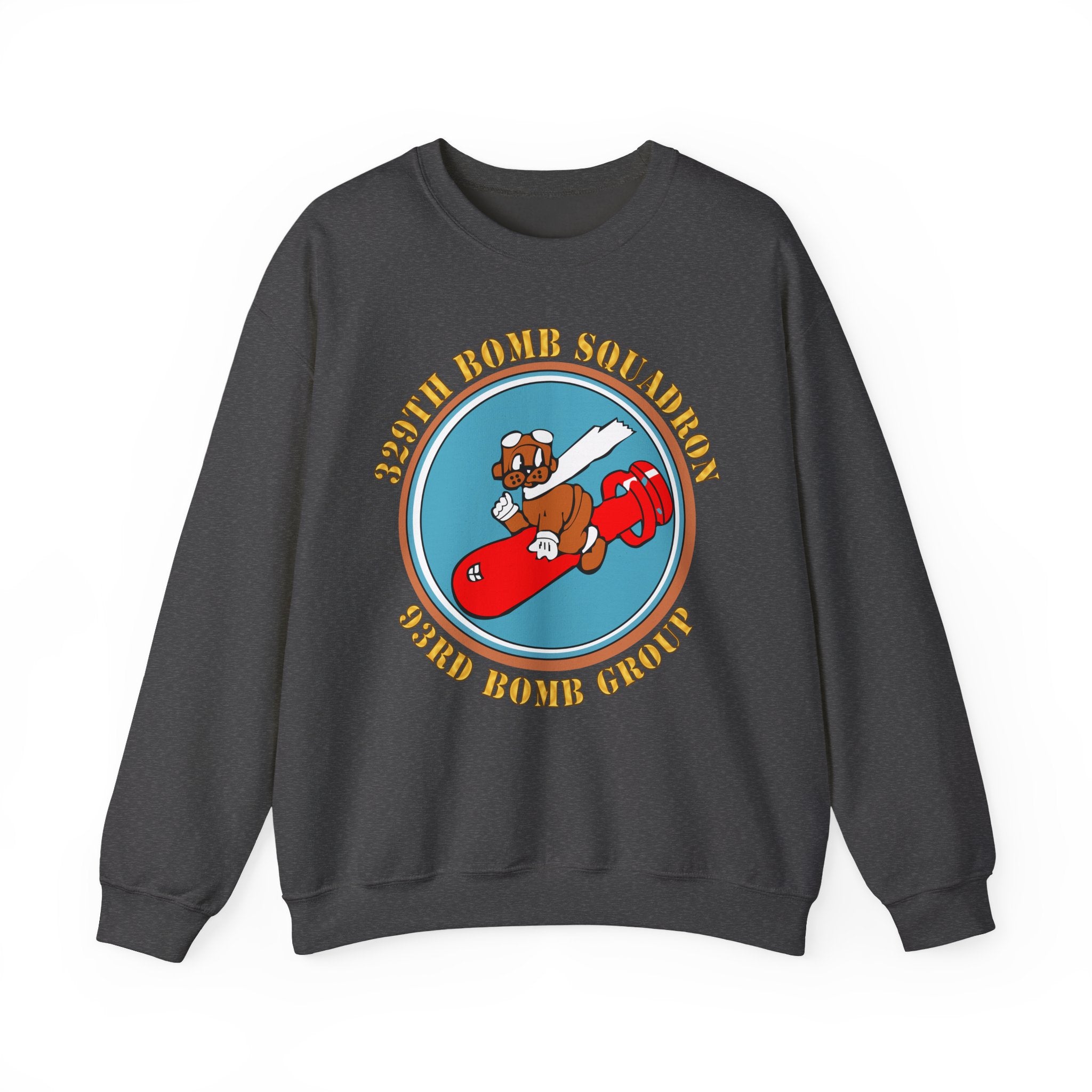 Crewneck Sweatshirt - AAC - 329th Bomb Squadron,93rd Bomb Group - WWII - USAAF
