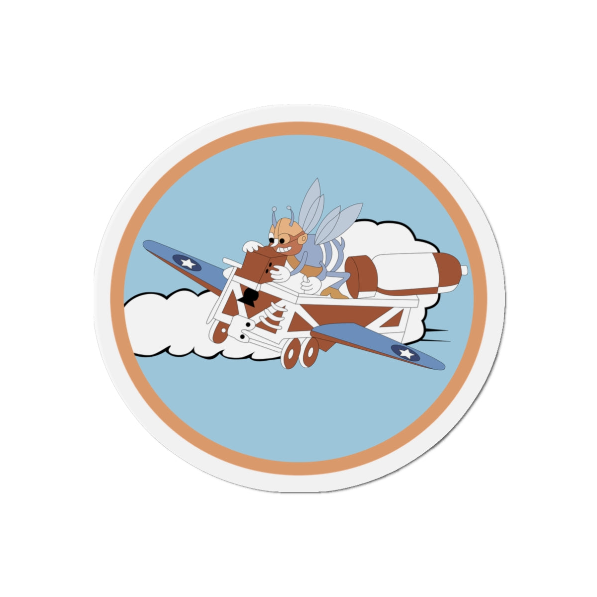 Die-Cut Magnets - AAC - 782nd Bomb Squadron, 465th Bomb Group - 15th AF wo Txt X 300