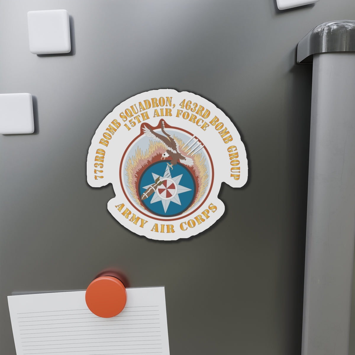 Die-Cut Magnets - AAC - 773rd Bomb Squadron, 463rd Bomb Group - 15th AF X 300