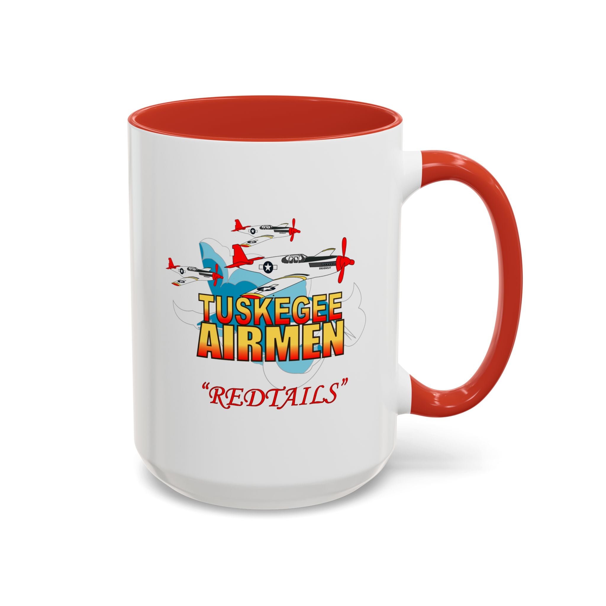 Accent Coffee Mug - Army Air Corp - Tuskegee Airmen - Redtails - 3AC - X 300