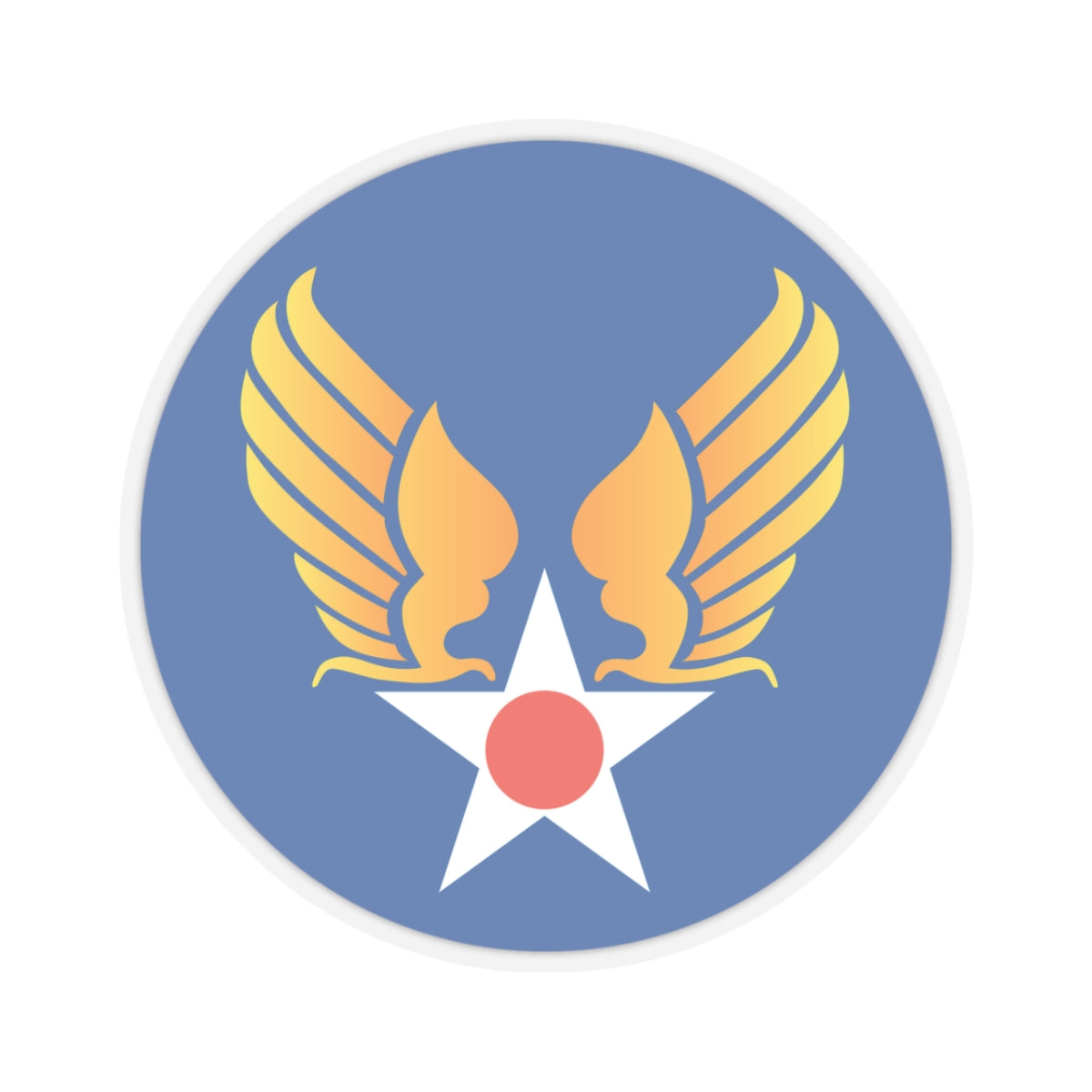 Kiss-Cut Stickers - SSI - AAC - 1st Army Air Force wo Txt X 300