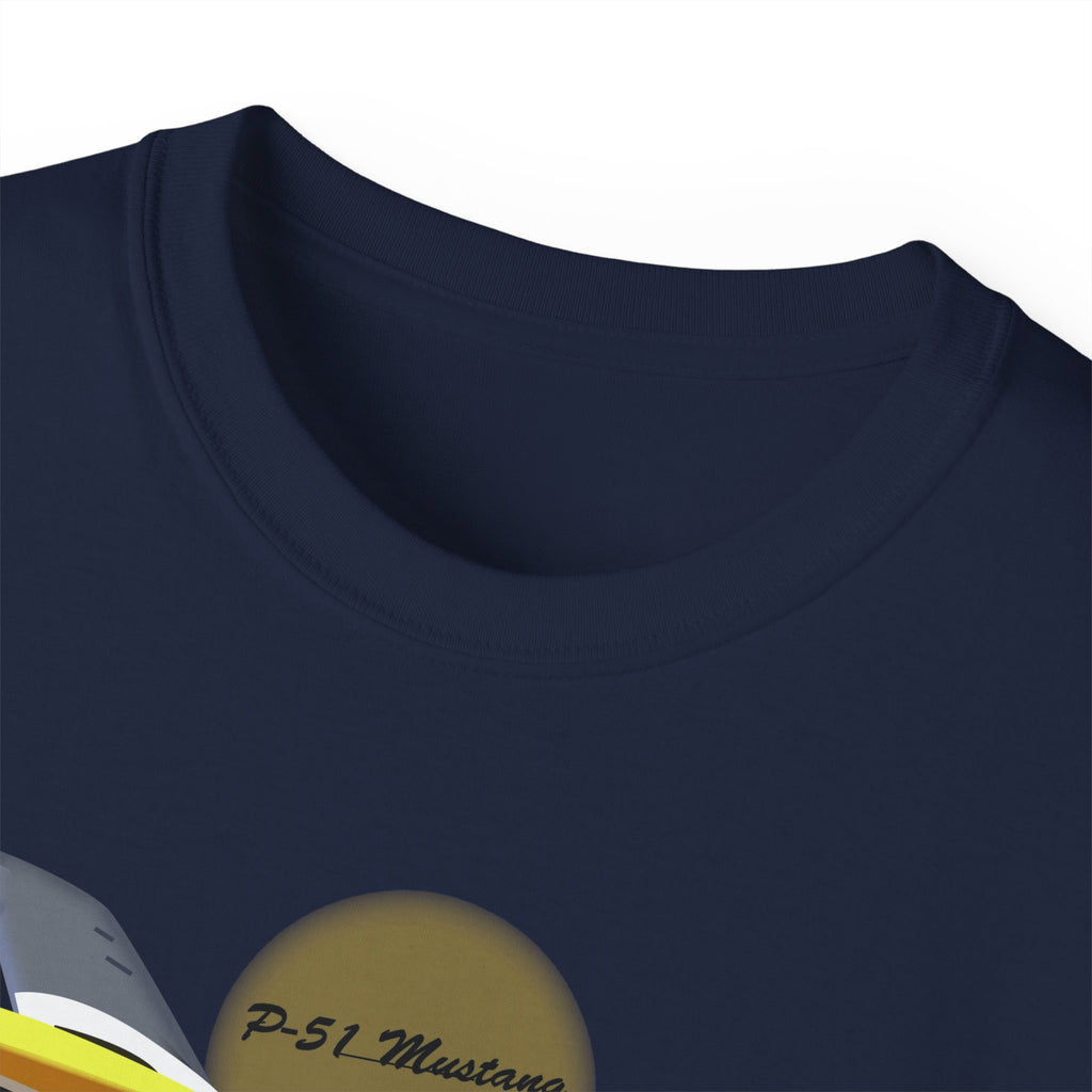 Unisex Ultra Cotton Tee - Army Air Corps P-51 Mustang wo AAC X 300