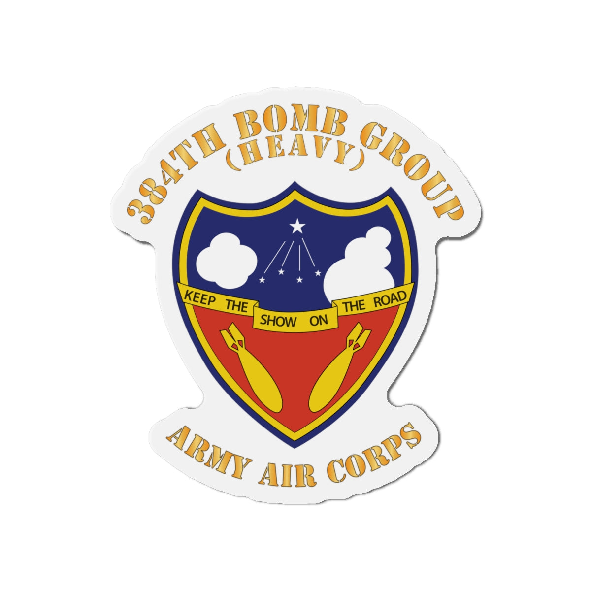Die-Cut Magnets - AAC - 384th Bomb Group X 300