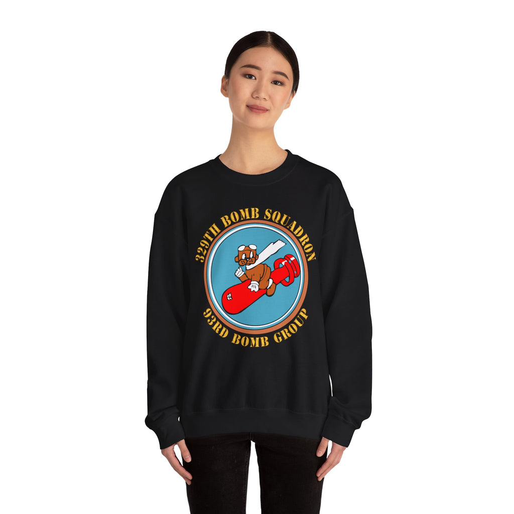 Crewneck Sweatshirt - AAC - 329th Bomb Squadron,93rd Bomb Group - WWII - USAAF