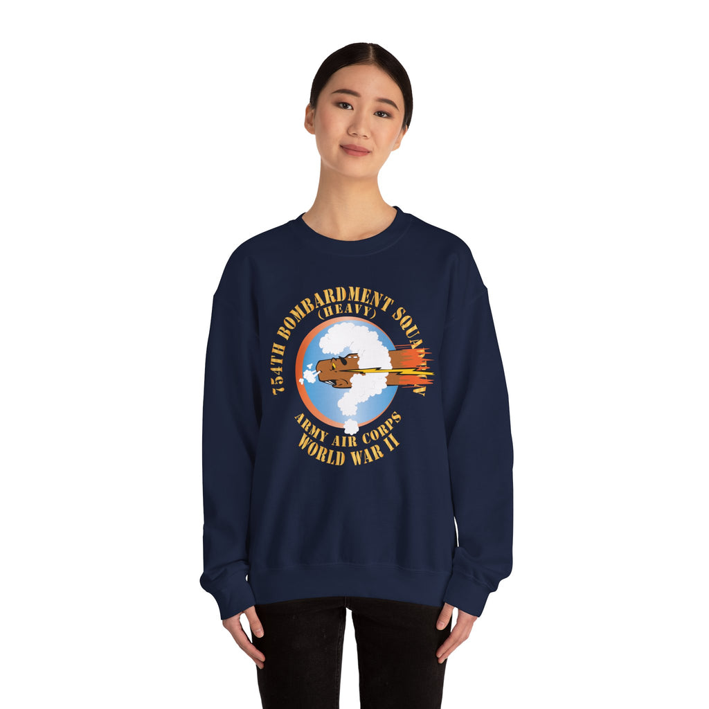 Crewneck Sweatshirt - AAC - 754th Bombardment Squadron - Army Air Corps - WWII X 300