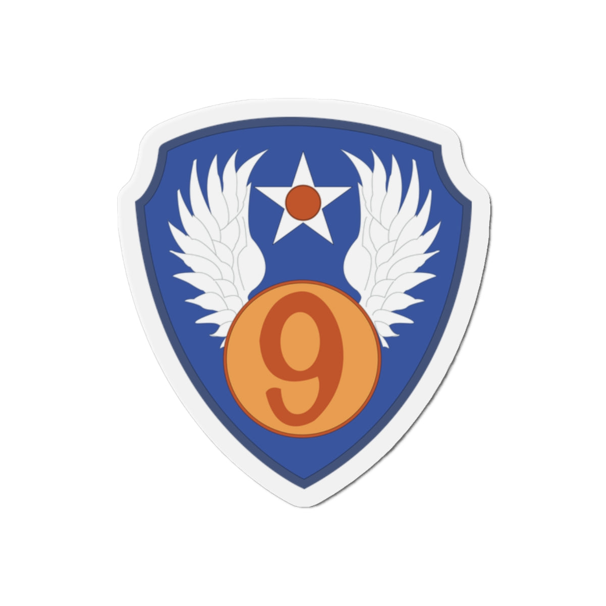 Die-Cut Magnets - AAC - SSI - 9th Air Force wo Txt X 300