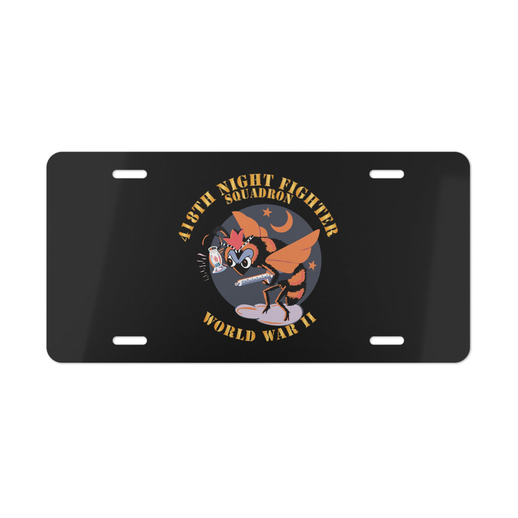 License Plate - AAC - 418th Night Fighter Squadron - WWII X 300