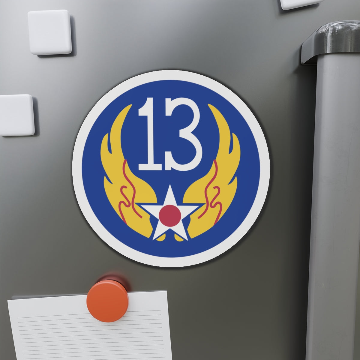 Die-Cut Magnets - AAC - SSI - 13th Air Force wo Txt X 300