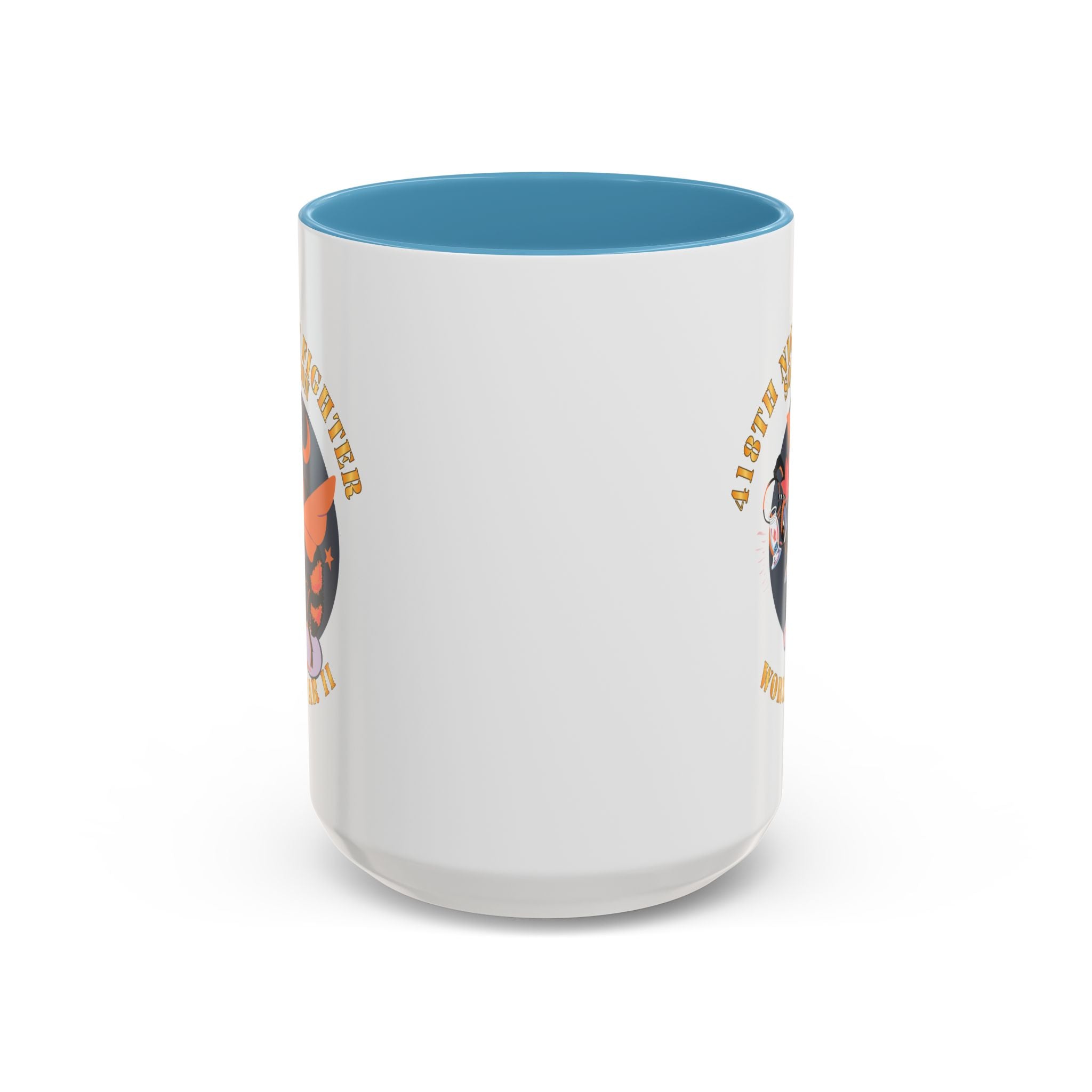 Accent Coffee Mug - AAC - 418th Night Fighter Squadron - WWII X 300