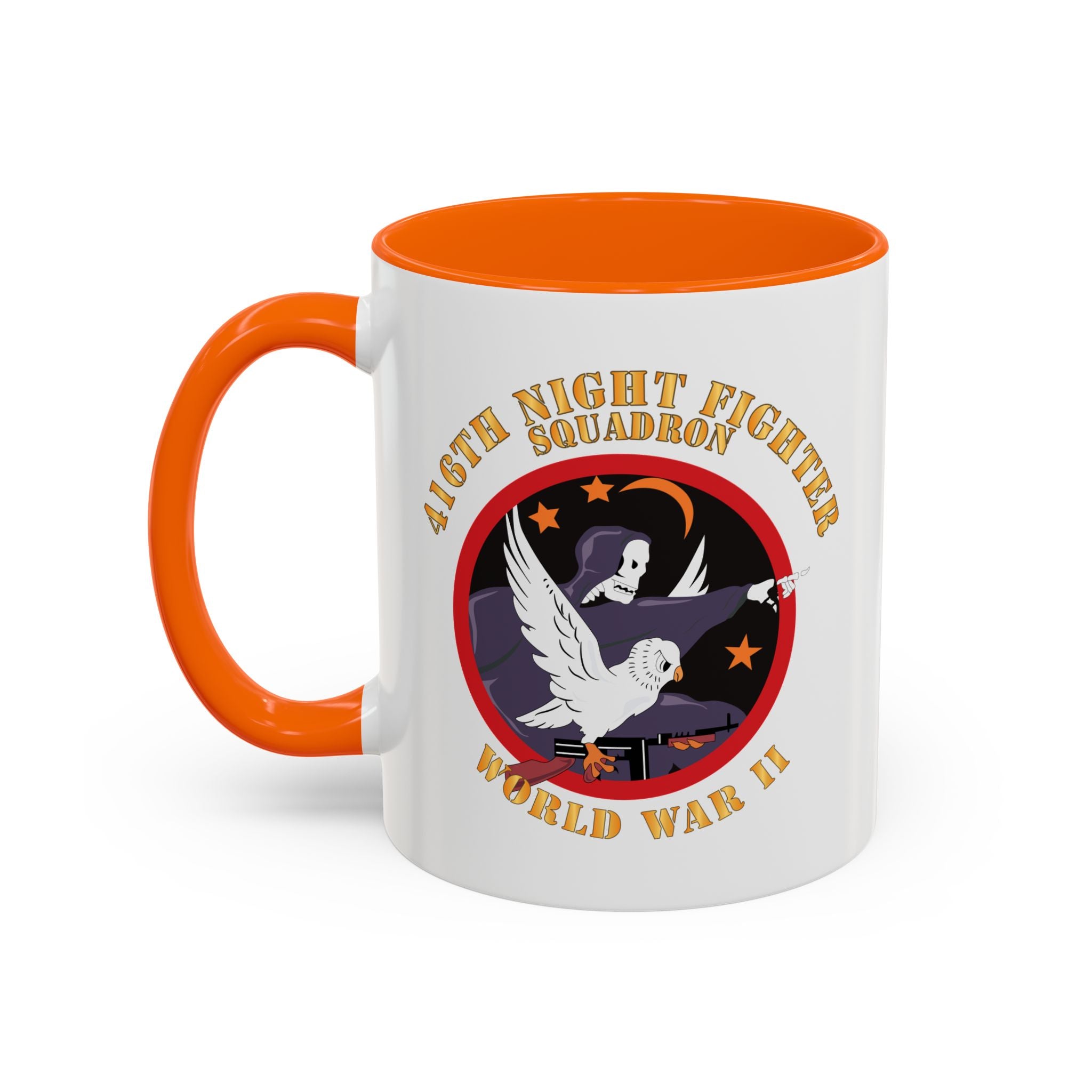 Accent Coffee Mug - AAC - 416th Night Fighter Squadron - WWII X 300