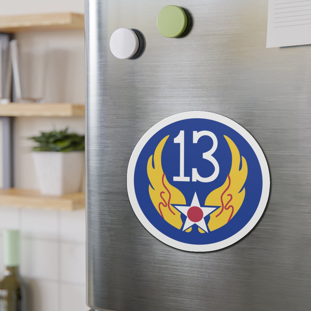 Die-Cut Magnets - AAC - SSI - 13th Air Force wo Txt X 300