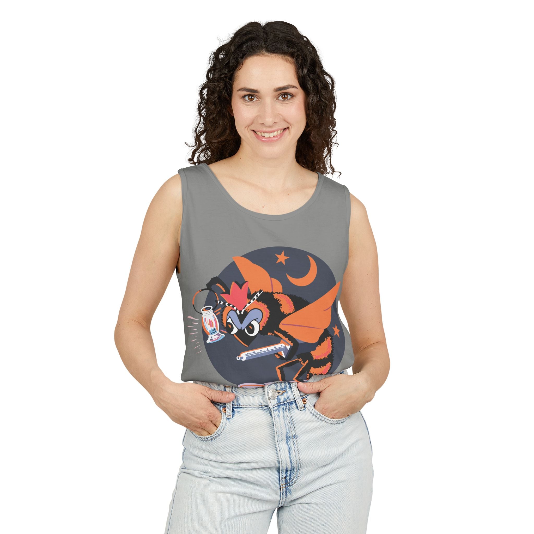 Unisex Garment-Dyed Tank Top - AAC - 418th Night Fighter Squadron wo txt X 300