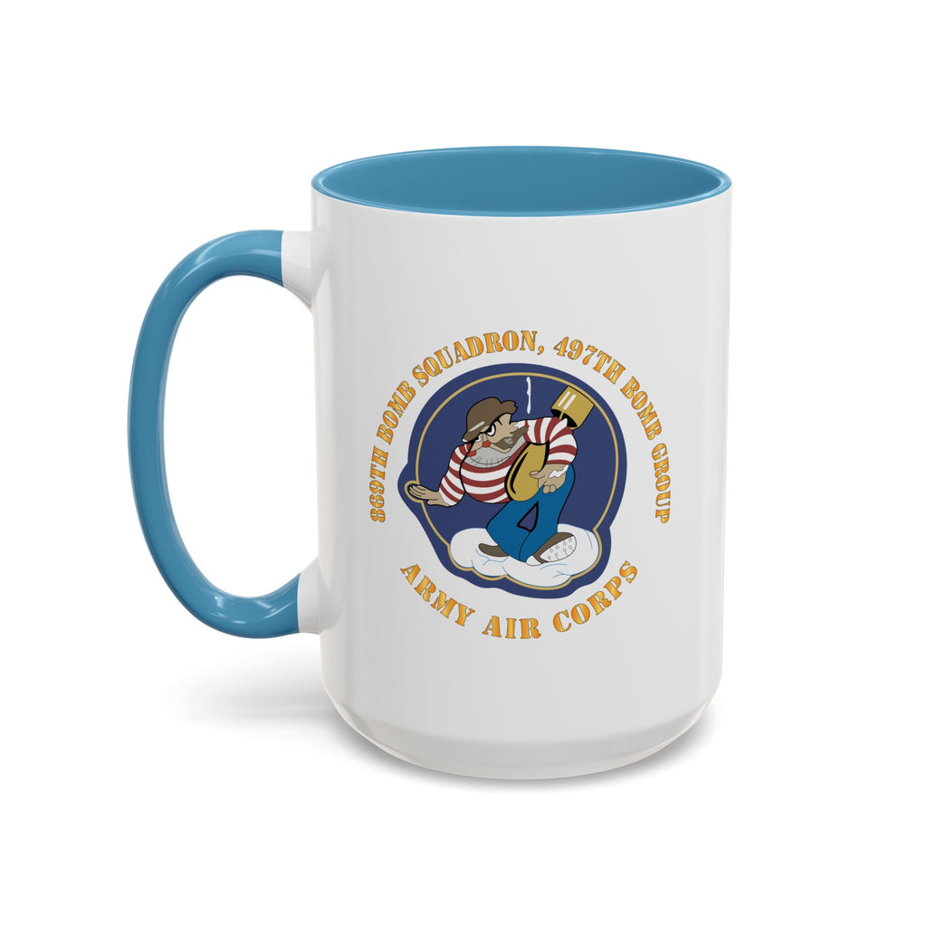 Accent Coffee Mug - AAC - 869th Bomb Squadron, 497th Bomb Group X 300