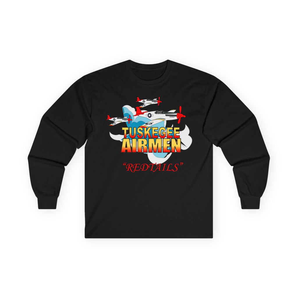Unisex Long Sleeve Tee - Army Air Corp - Tuskegee Airmen - Redtails - 3AC - X 300