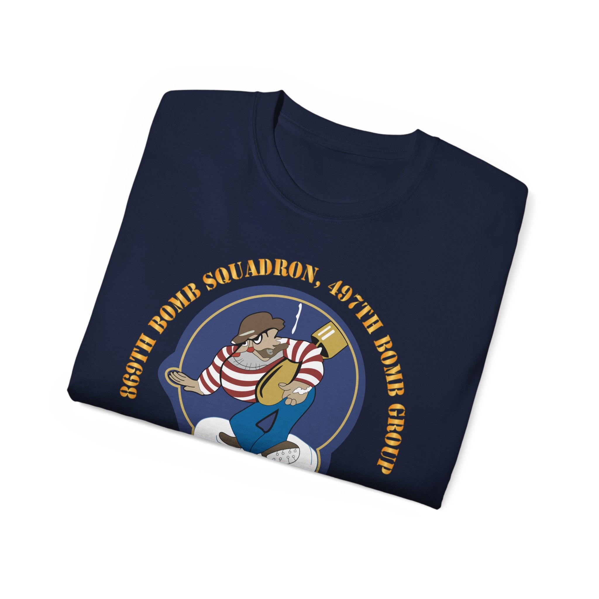 Unisex Ultra Cotton Tee - AAC - 869th Bomb Squadron, 497th Bomb Group X 300