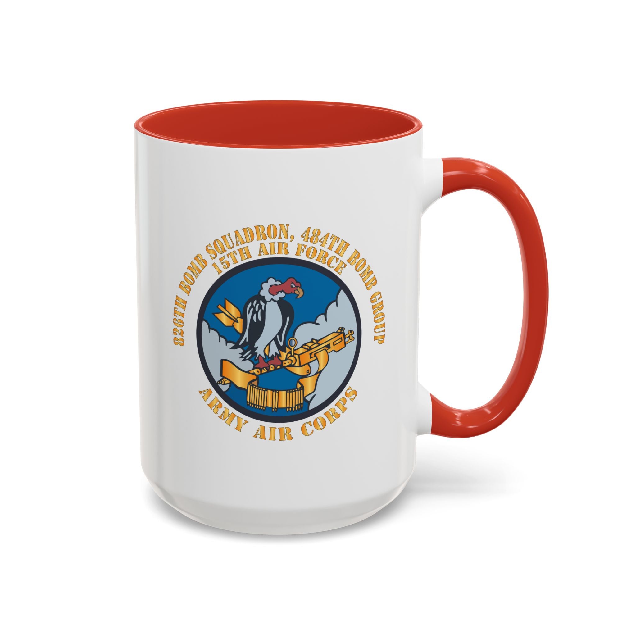 Accent Coffee Mug - AAC - 826th Bomb Squadron, 484th Bomb Group - 15th AAF X 300