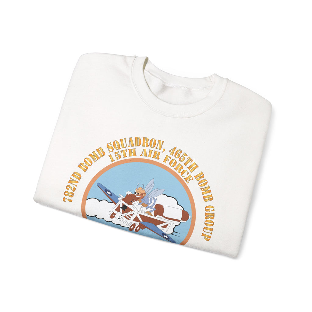 Crewneck Sweatshirt - AAC - 782nd Bomb Squadron, 465th Bomb Group - 15th AF X 300