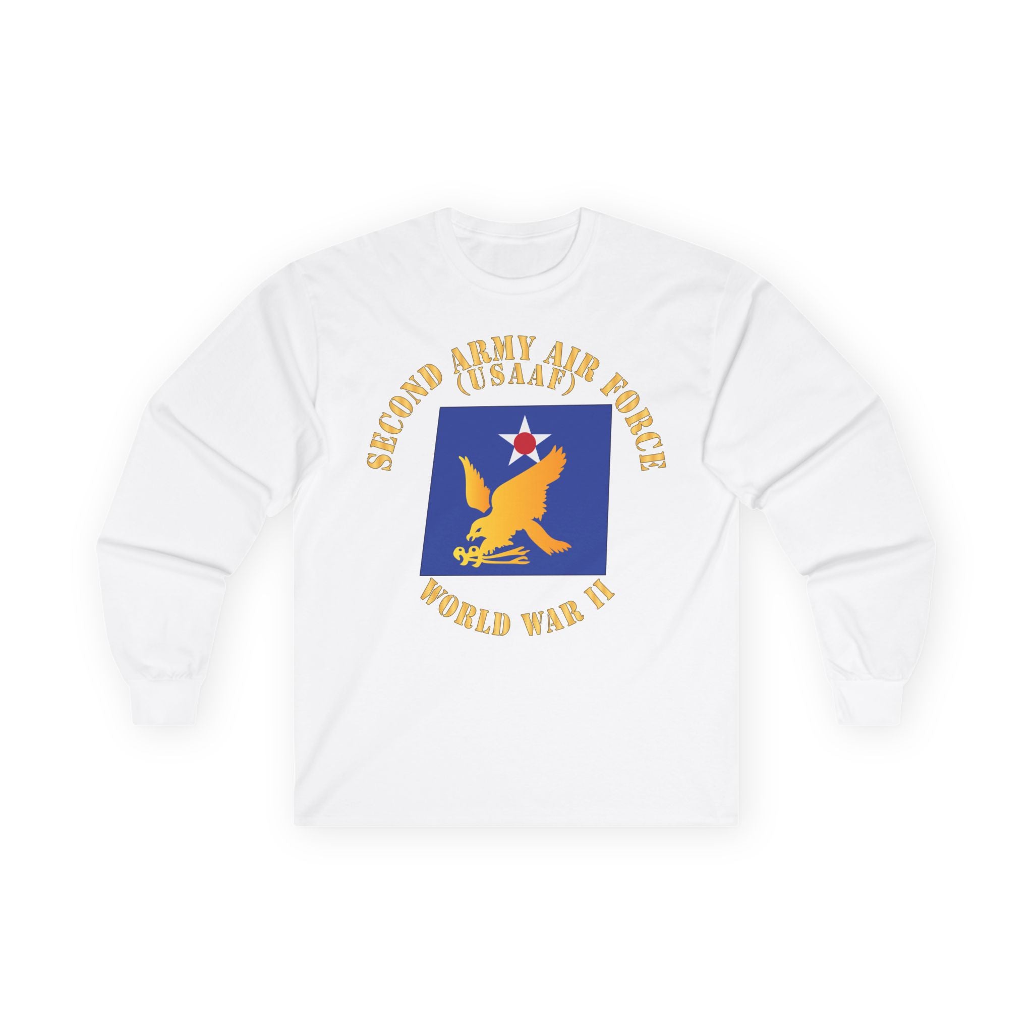 Unisex Long Sleeve Tee - SSI - AAC - 2nd Air Force - WWII - USAAF x 300