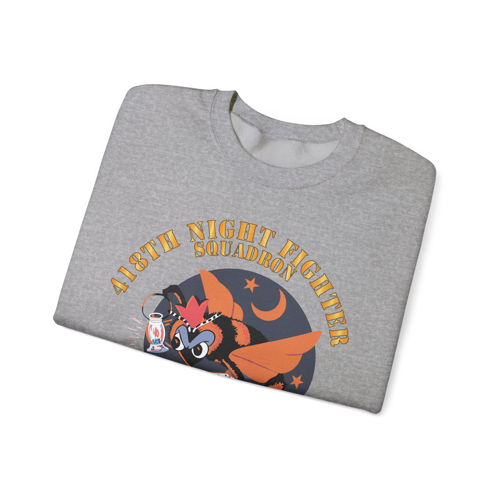 Crewneck Sweatshirt - AAC - 418th Night Fighter Squadron - WWII X 300