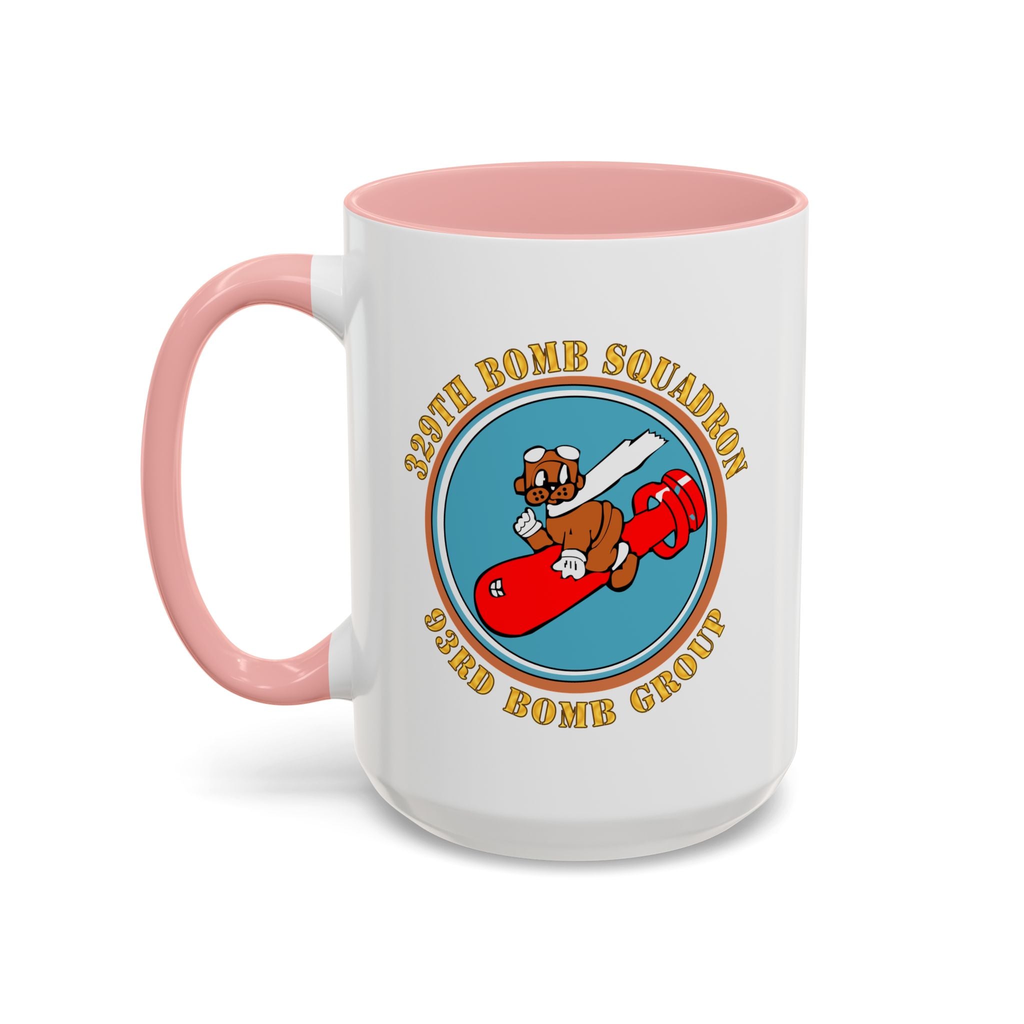 Accent Coffee Mug - AAC - 329th Bomb Squadron,93rd Bomb Group - WWII - USAAF