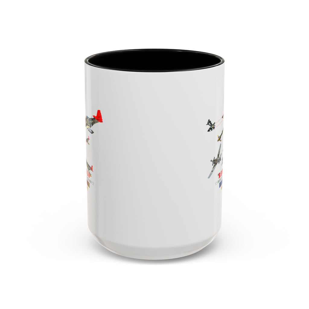Accent Coffee Mug - Army - AAC - 332nd Fighter Group - Red Tails - At War