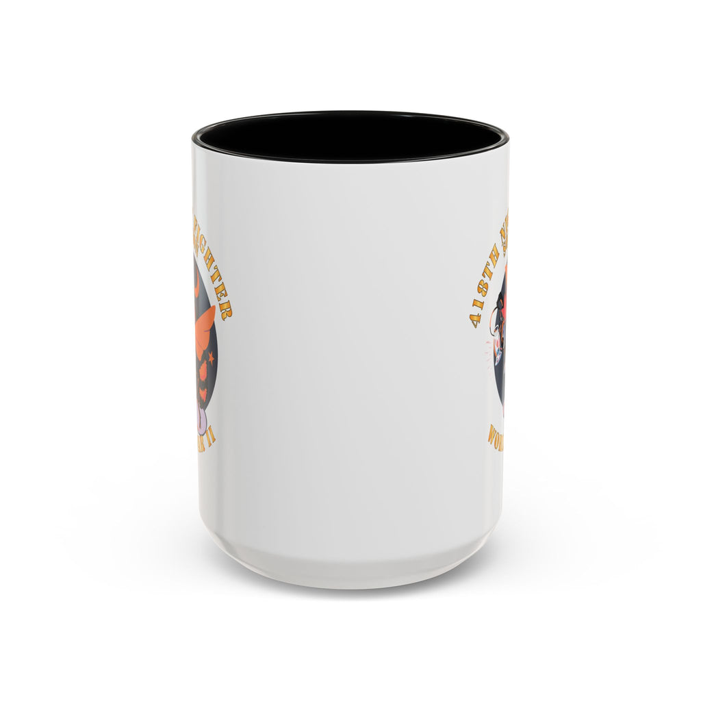 Accent Coffee Mug - AAC - 418th Night Fighter Squadron - WWII X 300