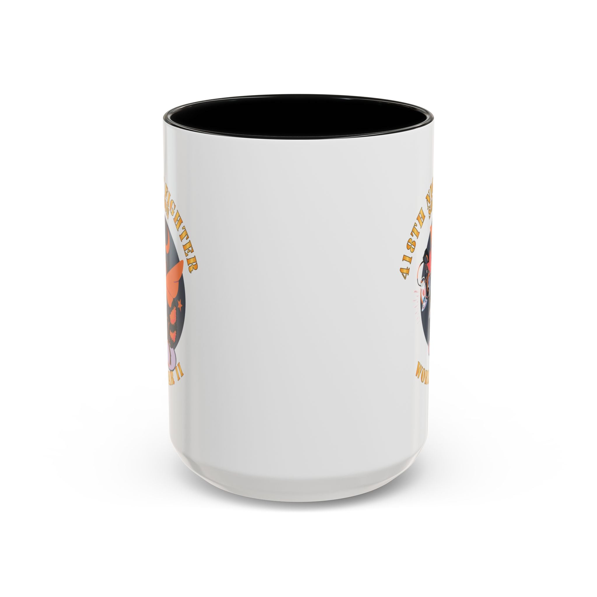 Accent Coffee Mug - AAC - 418th Night Fighter Squadron - WWII X 300