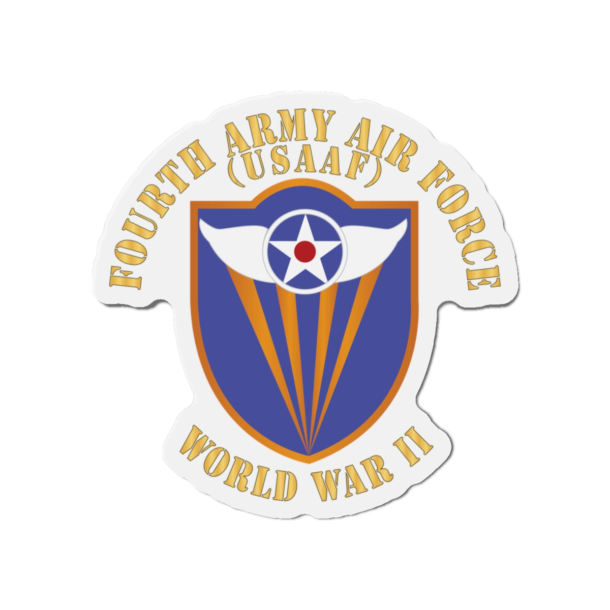 Die-Cut Magnets - AAC - SSI - 4th Air Force - WWII - USAAF x 300