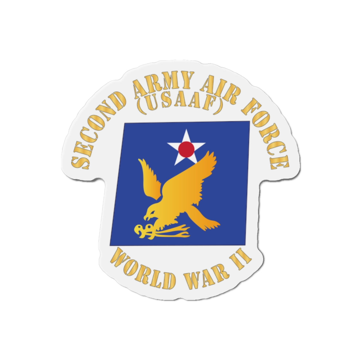 Die-Cut Magnets - SSI - AAC - 2nd Air Force - WWII - USAAF x 300