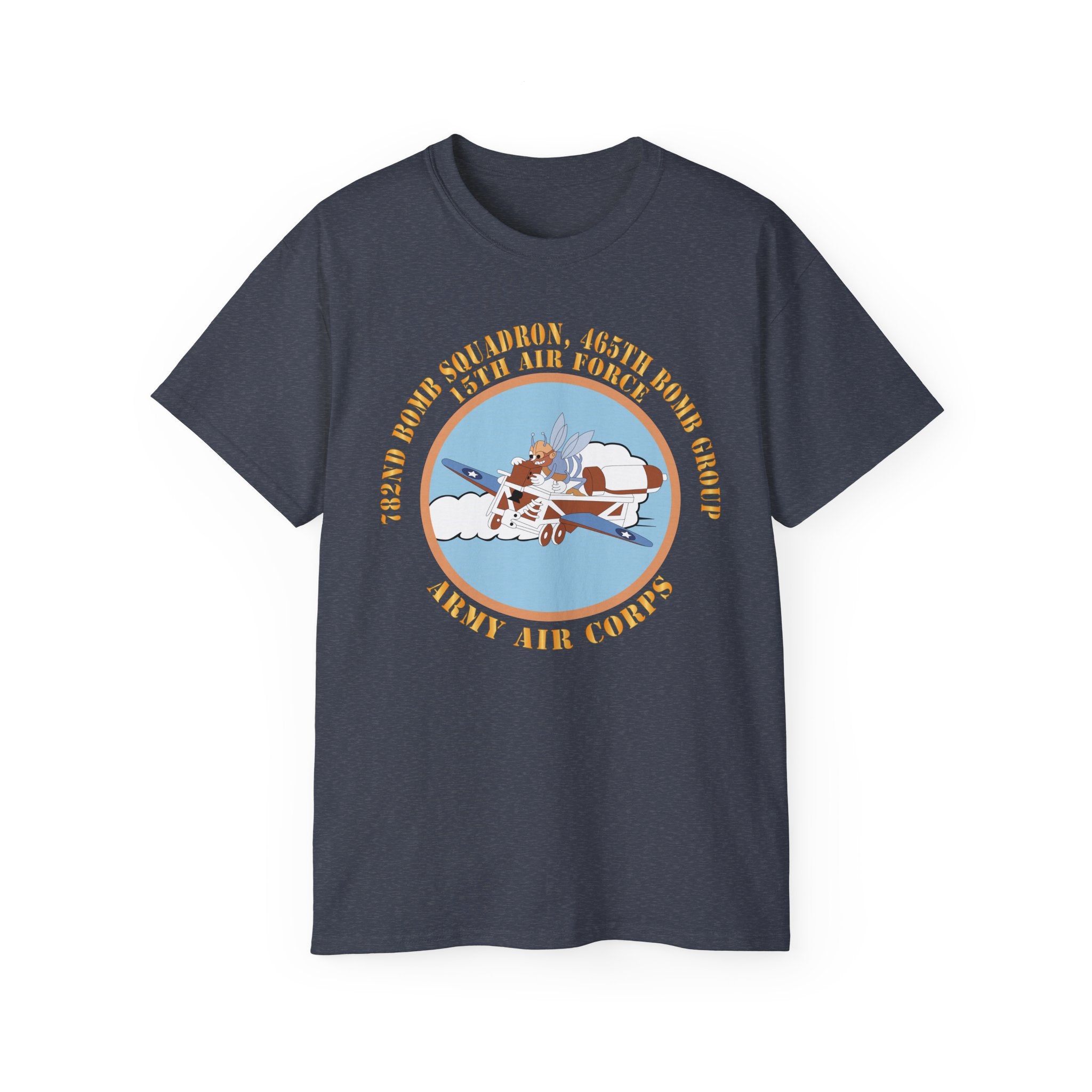 Unisex Ultra Cotton Tee - AAC - 782nd Bomb Squadron, 465th Bomb Group - 15th AF X 300