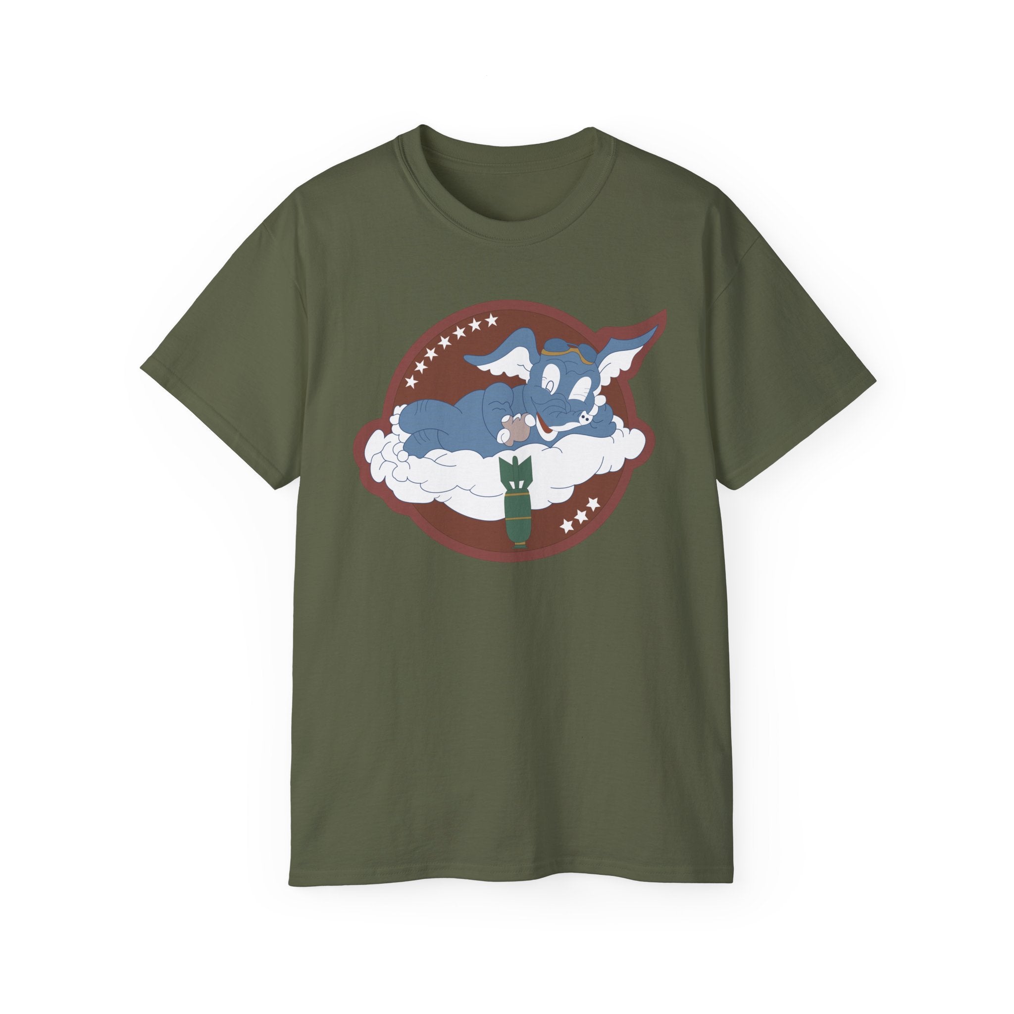 Unisex Ultra Cotton Tee - AAC - 873rd Bomb Squadron, 498th Bomb Group - 20th AAF wo Txt X 300