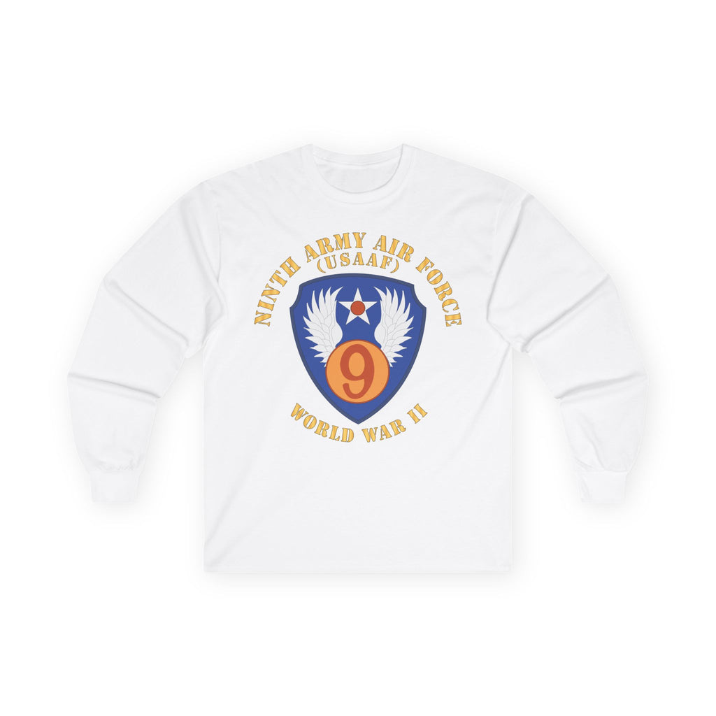 Unisex Long Sleeve Tee - AAC - SSI - 9th Air Force - WWII - USAAF x 300