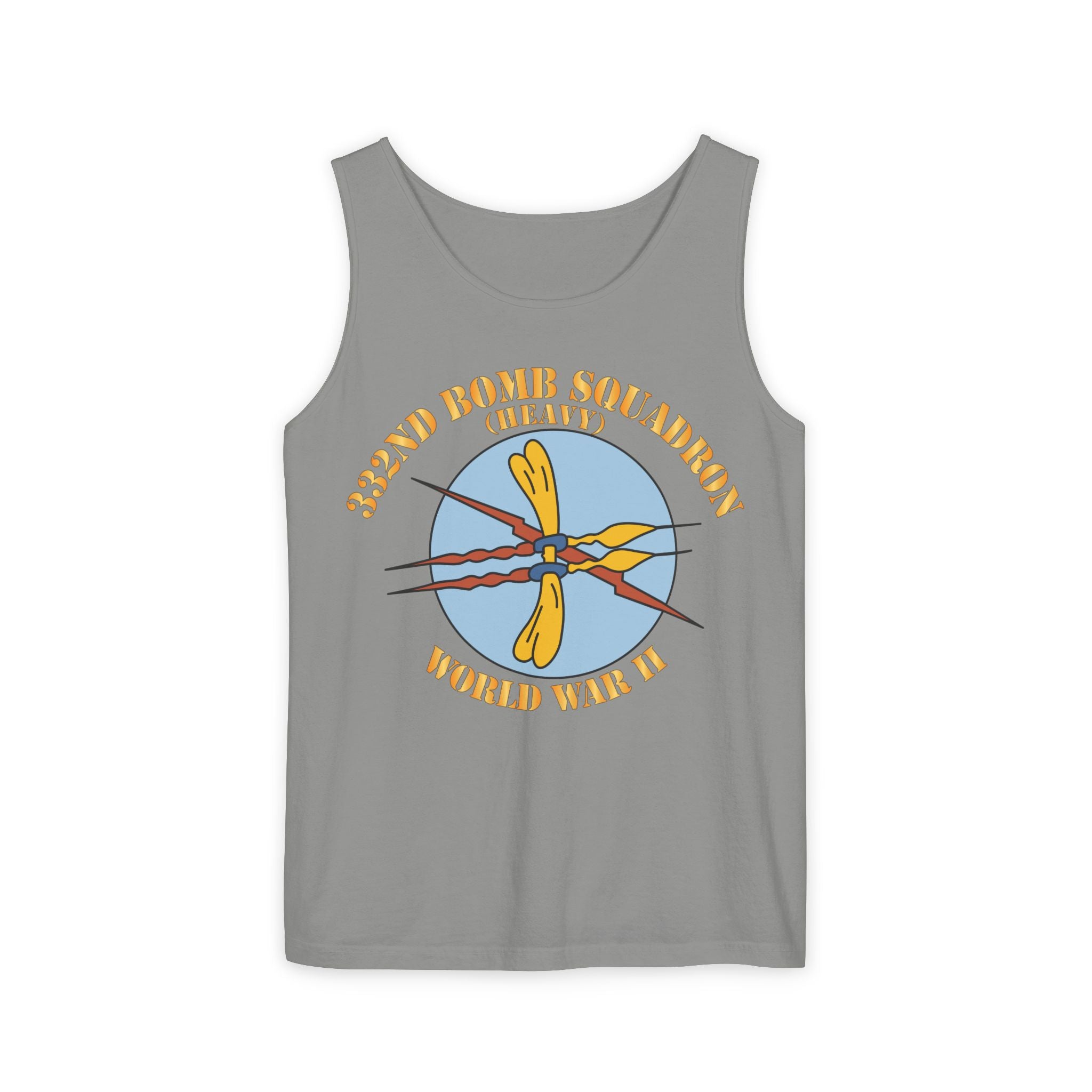 Unisex Garment-Dyed Tank Top - AAC - 332nd Bomb Squadron WWII X 300
